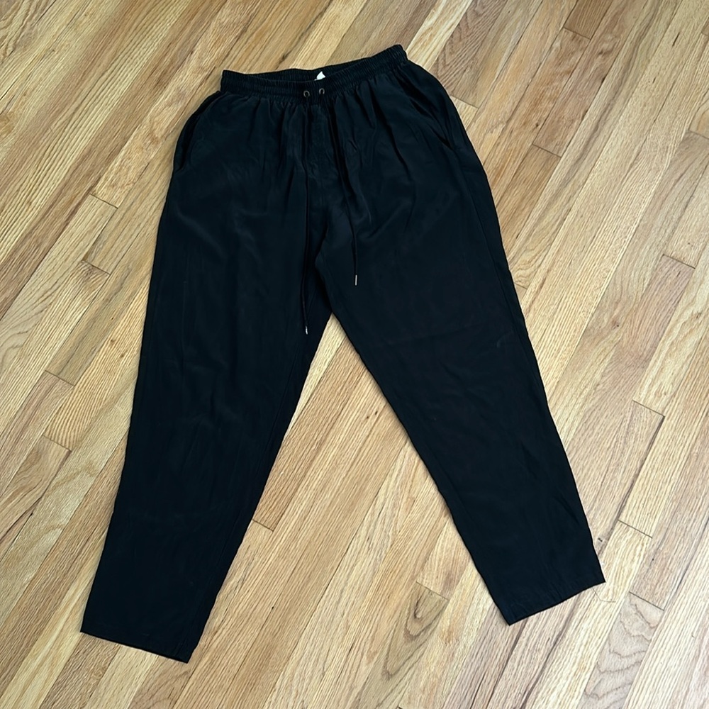 Black drawstring pant - Juliette Hogan - NZ designer
